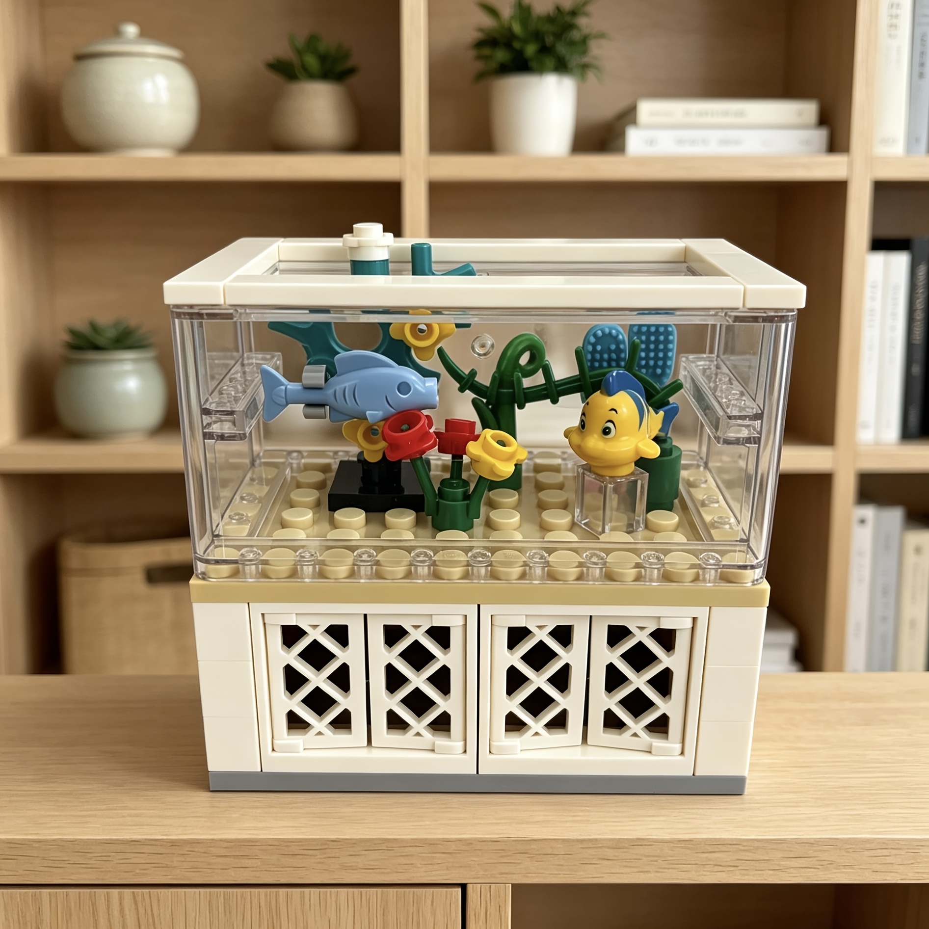 Miniature Kitchen Furniture Building Bricks Set